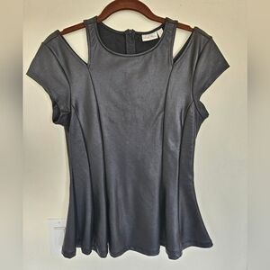 Marilyn Monroe Faux Leather Top